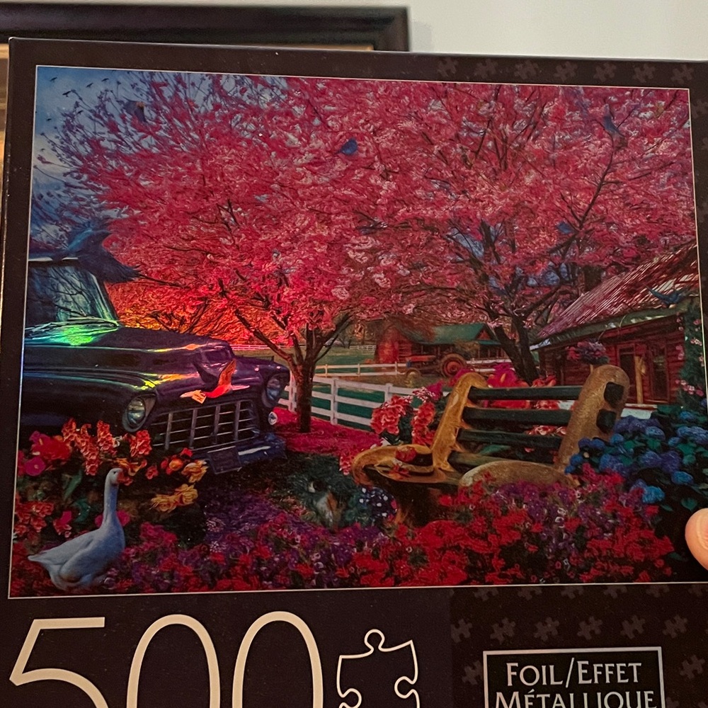 Home is where the heart is 500 Piece Puzzle foil/metallique